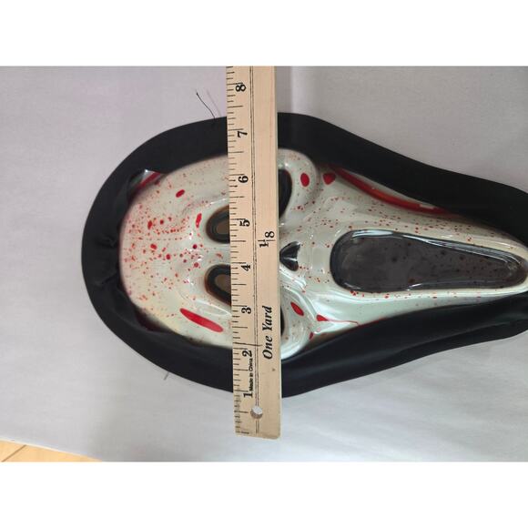 Scream Halloween Bleeding Ghost Mask with blood pump Costume  #774 - Picture 6 of 7
